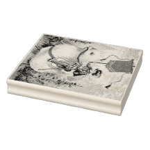 Whimsique Påsk Hälsning: Rider on Giant Chick