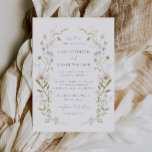 Whimsique Pastel Wildblomma Ram Bröllop Inbjudningar<br><div class="desc">Vi presenterar vår inbjudan till bröllopsbröllop med vismisk pastellprägel med en färgstark vintage. Denna inbjudan är en perfekt för dem som vill lägga till en aning lekfullt stollig till sin speciella dag. Utformningen har en mängd grönska och vilda blommor i olika pastellskuggor av rosa, blått och gult. Det är inte...</div>