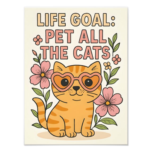 Whimsique Pet all Cats Fototryck (Framsidan)