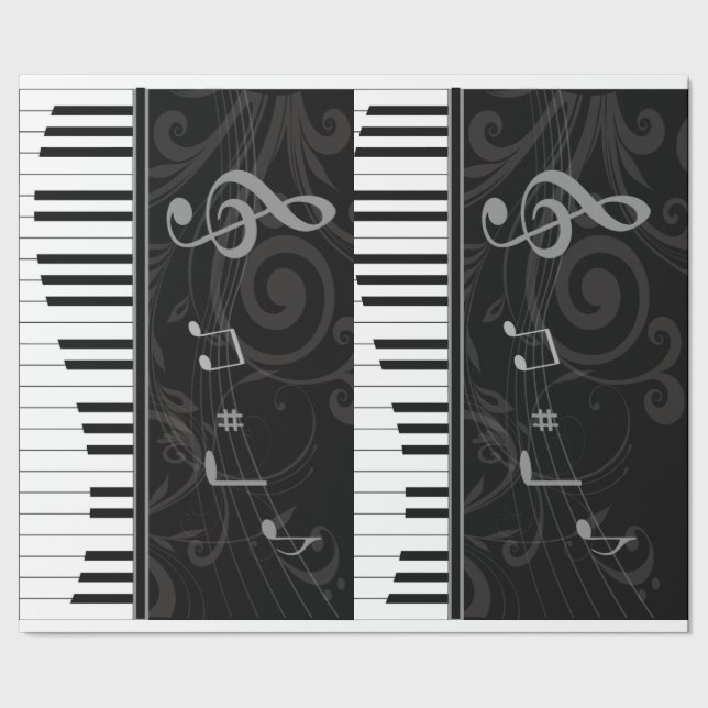 Whimsique Piano och Musik noter Presentpapper (Seam)