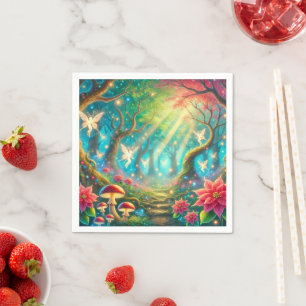 Whimsique & Poinsettia Forest Decoupage Pappersservett