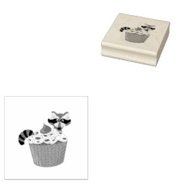 Whimsique Raccoon & Chocolate Sprinkle Cuppie Stämpel