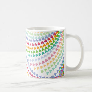 Whimsique Rainbow Heart Sprinkles Mugg