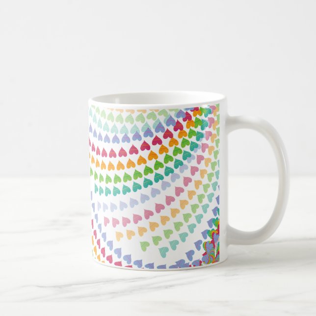 Whimsique Rainbow Heart Sprinkles Mugg (Höger)