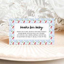 Whimsique Retro Cherries | Bokar för Baby Tilläggskort