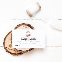 Whimsique Retro Cherries | Diaper Raffle