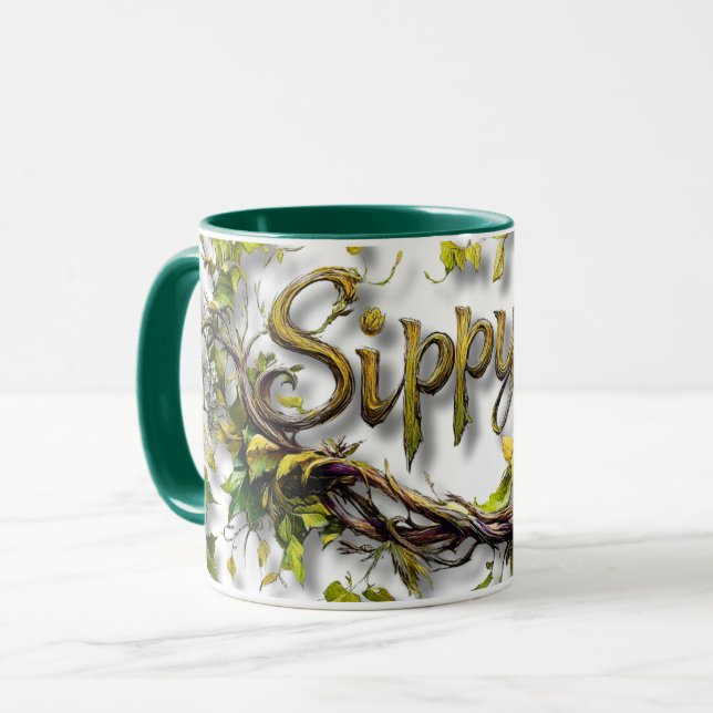 Whimsique Sippy Nature Mugg (Framsida vänster)