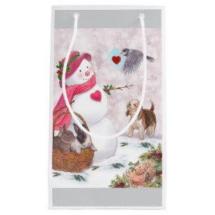 Whimsique Snögubbe med Animals Peace
