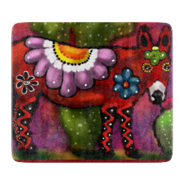 Whimsique Southwest Blommigt Talavera-Stil Donkey