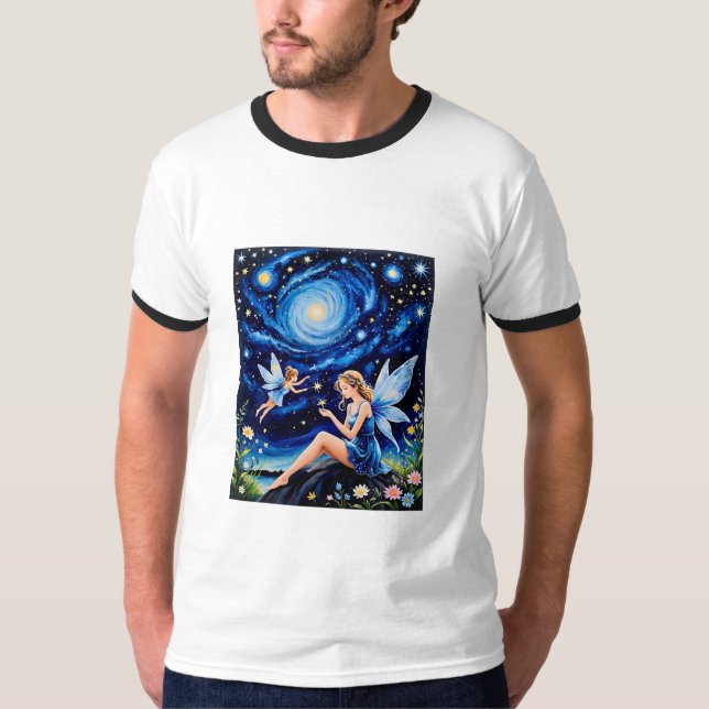 Whimsique Starry Night Fairy Shirt T (Framsida)