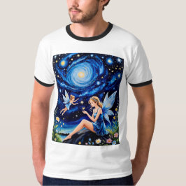 Whimsique Starry Night Fairy Shirt T Shirt