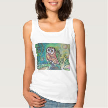 Whimsique Uggla Basic Tanktop White