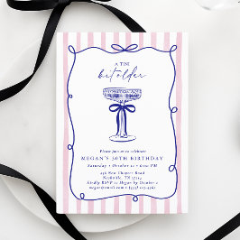 Whimsique Vågigt Ram Tini Bit Older 30års födelsed Inbjudningar