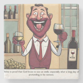 Whimsique vin paraphernalia stenunderlägg