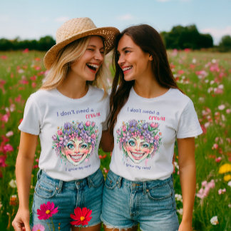 Whimsique Watercolor Blommigt Hair Funny Quote T Shirt