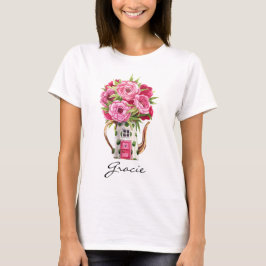 Whimsique Watercolor Fairytale Tekanna House T Shirt