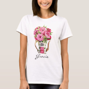 Whimsique Watercolor Fairytale Tekanna House T Shirt
