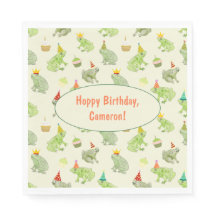 Whimsique Watercolor Frog Födelsedagsfest