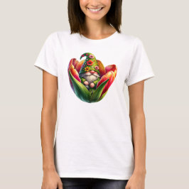 Whimsique Watercolor Garden Gnome T Shirt