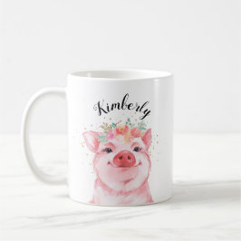 Whimsique Watercolor Gris Kaffemugg