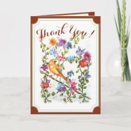 Whimsique Watercolor Gult Bird TACK