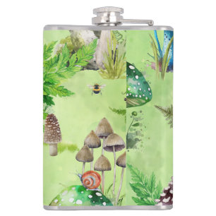 Whimsique Watercolor Mushroom Garden Fickplunta