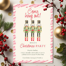 Whimsique Watercolor Nutcrackers jul Party