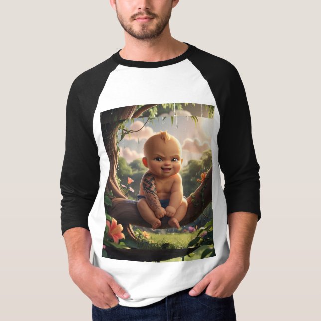 Whimsique Watercolor T-Shirt (Framsida)