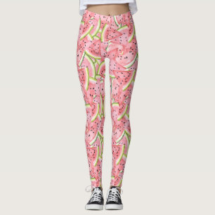 Whimsique Watermelon Mönster Leggings