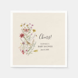 Whimsique Wildblomma Baby i Bloom Pappersservett