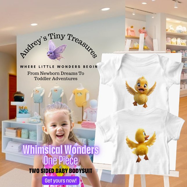 Whimsique Wonders Baby Kortärmad Bodykostym T Shirt (Skapare uppladdad)
