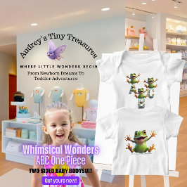 Whimsique Wonders Baby Kortärmad Bodykostym T Shirt