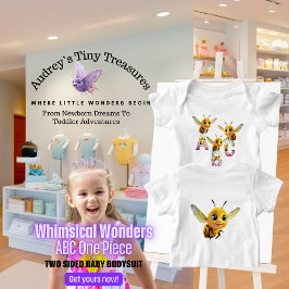 Whimsique Wonders Baby Kortärmad Bodykostym T Shirt