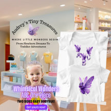 Whimsique Wonders Baby Kortärmad Bodykostym