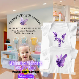 Whimsique Wonders Baby Kortärmad Bodykostym T Shirt