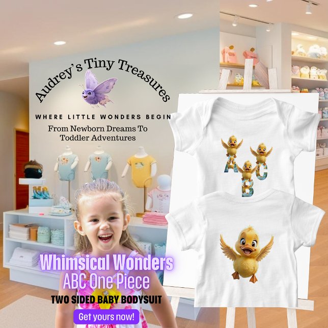 Whimsique Wonders Baby Kortärmad Bodykostym T Shirt (Skapare uppladdad)