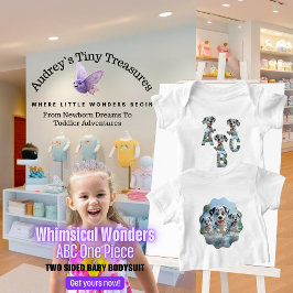 Whimsique Wonders Baby Kortärmad Bodykostym T Shirt