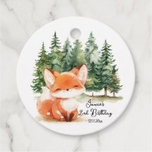 Whimsique Woodland Baby Fox 2:a födelsedagen