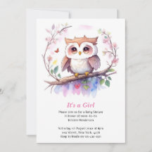 Whimsique Woodland Uggla Baby Shower