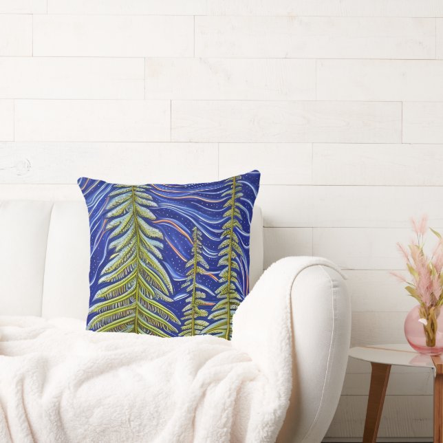 Whimsisk Abstrakt Evergreens Kudde (Soffa)