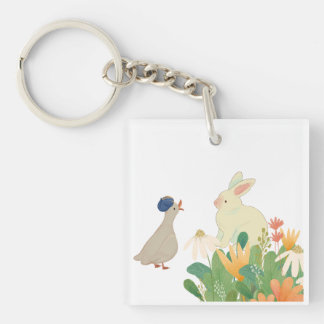 Whimsisk Bunny & Bird in Bloom - Cute Vår Fore