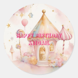 Whimsisk  Candyland Runt Klistermärke