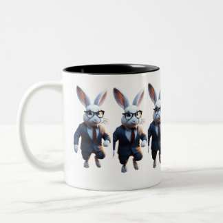 "Whimsisk charm: Bunny Prated Mugg för en Delightf