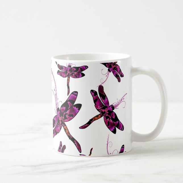 Whimsisk dragonflies kaffemugg (Höger)