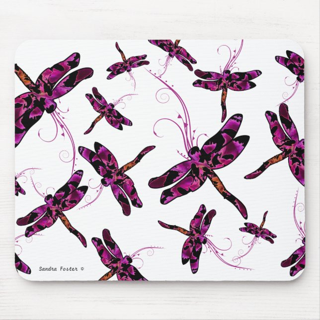 Whimsisk dragonflies musmatta (Framsidan)