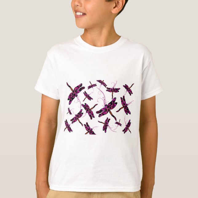 Whimsisk dragonflies tee shirt (Framsida)