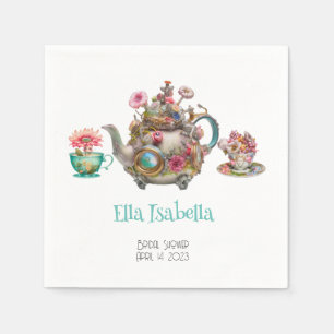 Whimsisk eftermiddag Tea Party Pappersservett