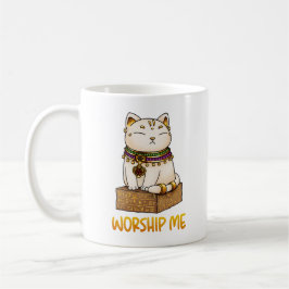 Whimsisk egyptisk katt Gud Bastet Kaffemugg
