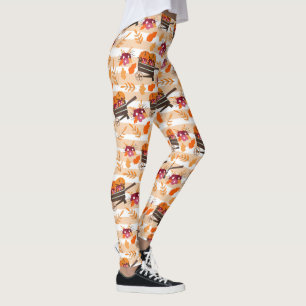 Whimsisk fallande hjulbarvar leggings