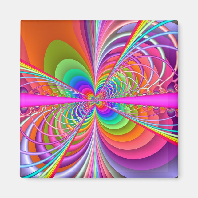 Whimsisk fjäril magnet (Framsidan)